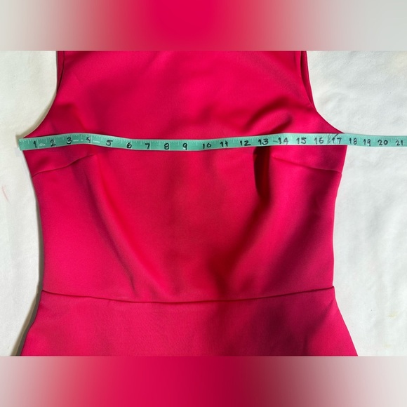 ALEXIA ADMOR Hot pink sleeveless fit and flare mini dress size M - Picture 12 of 14